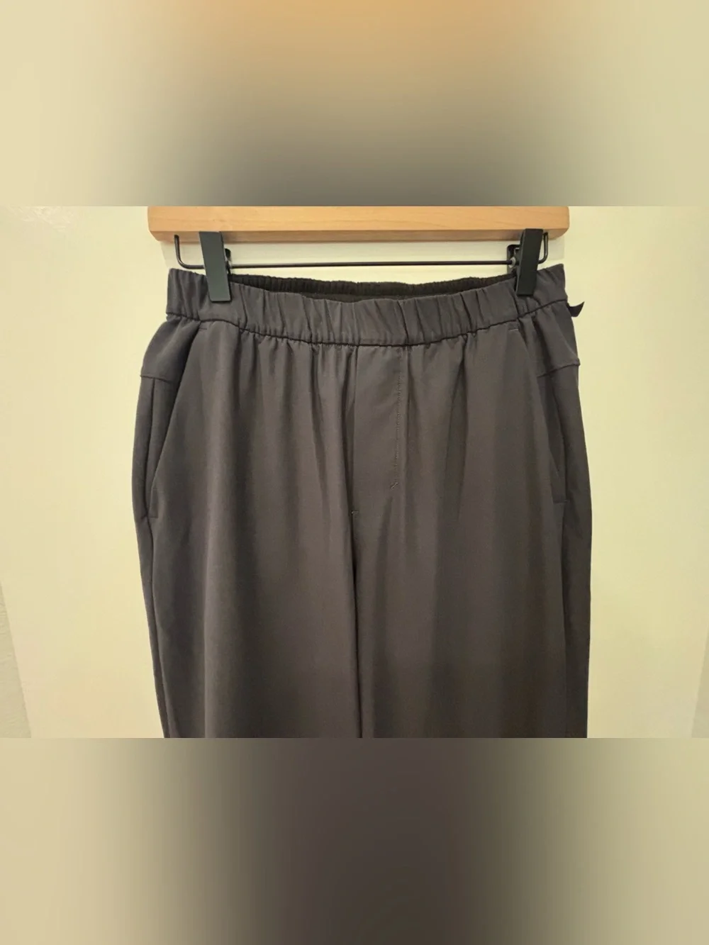 lululemon athletica stretchy wrinkle resistant Elastic-Waist ABC pull on pants